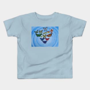 Butterflies of the World II Kids T-Shirt